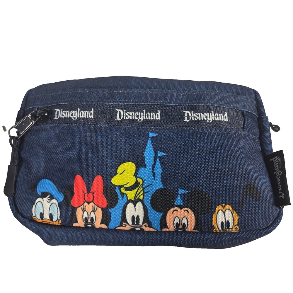 Disneyland Disney Parks Fanny Pack Mickey Minnie Donald Goofy Pluto Waist Bag